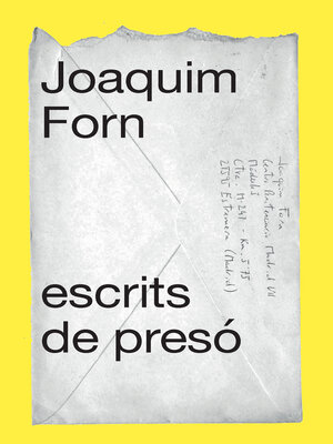 cover image of Escrits de presó